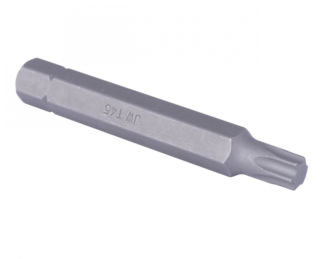 Bity TORX, různé velikosti, úchyt 10 (14) mm, délka 75 mm - JONNESWAY Velikost: T40