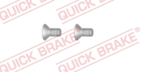 QUICK BRAKE Šroub M10x1.5, délka 19 mm, na brzdové kotouče