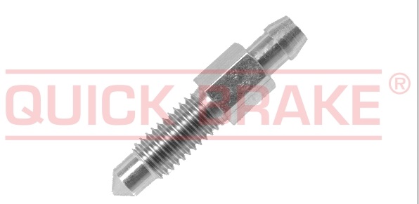 QUICK BRAKE Odvzdušňovací šroub M8x1.25, délka 41,5 mm, na brzdové vedení