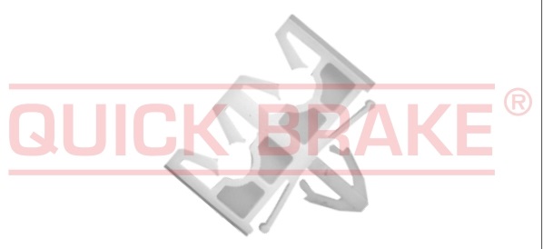 Držák, úchyt brzdového vedení 2 x 3/16" / 5 mm