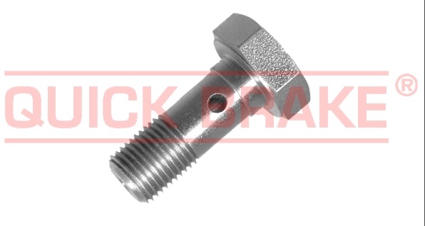 QUICK BRAKE Šroub dutý, upevňovací M10x1, délka 32,3 mm, tzv. banjo šroub, na brzdy
