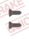QUICK BRAKE Šrouby M6x1, délka 16 mm, na brzdové kotouče pár 2ks