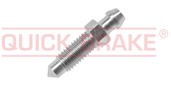 QUICK BRAKE Odvzdušňovací šroub M8x1.25, délka 35,5 mm, na brzdové vedení