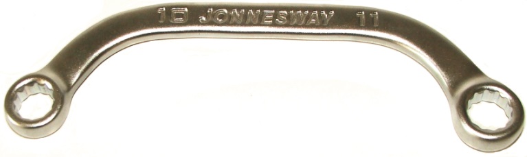 Očkové klíče, otevřenější "C profil", různé rozměry - JONNESWAY Velikost: 10x11 mm