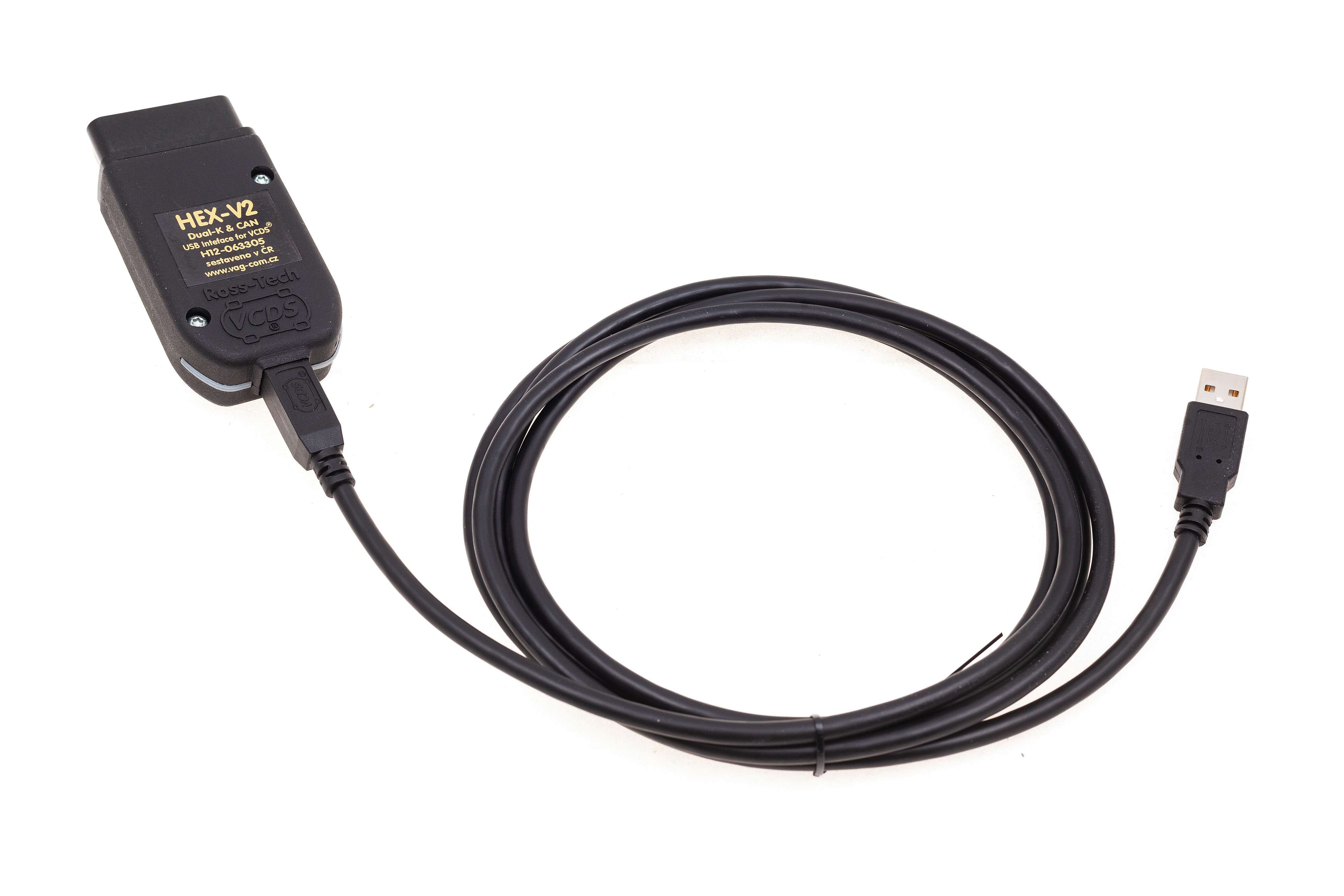 Diagnostika VAG-COM MAX, HEX V2 USB kabel, čeština, koncern VW