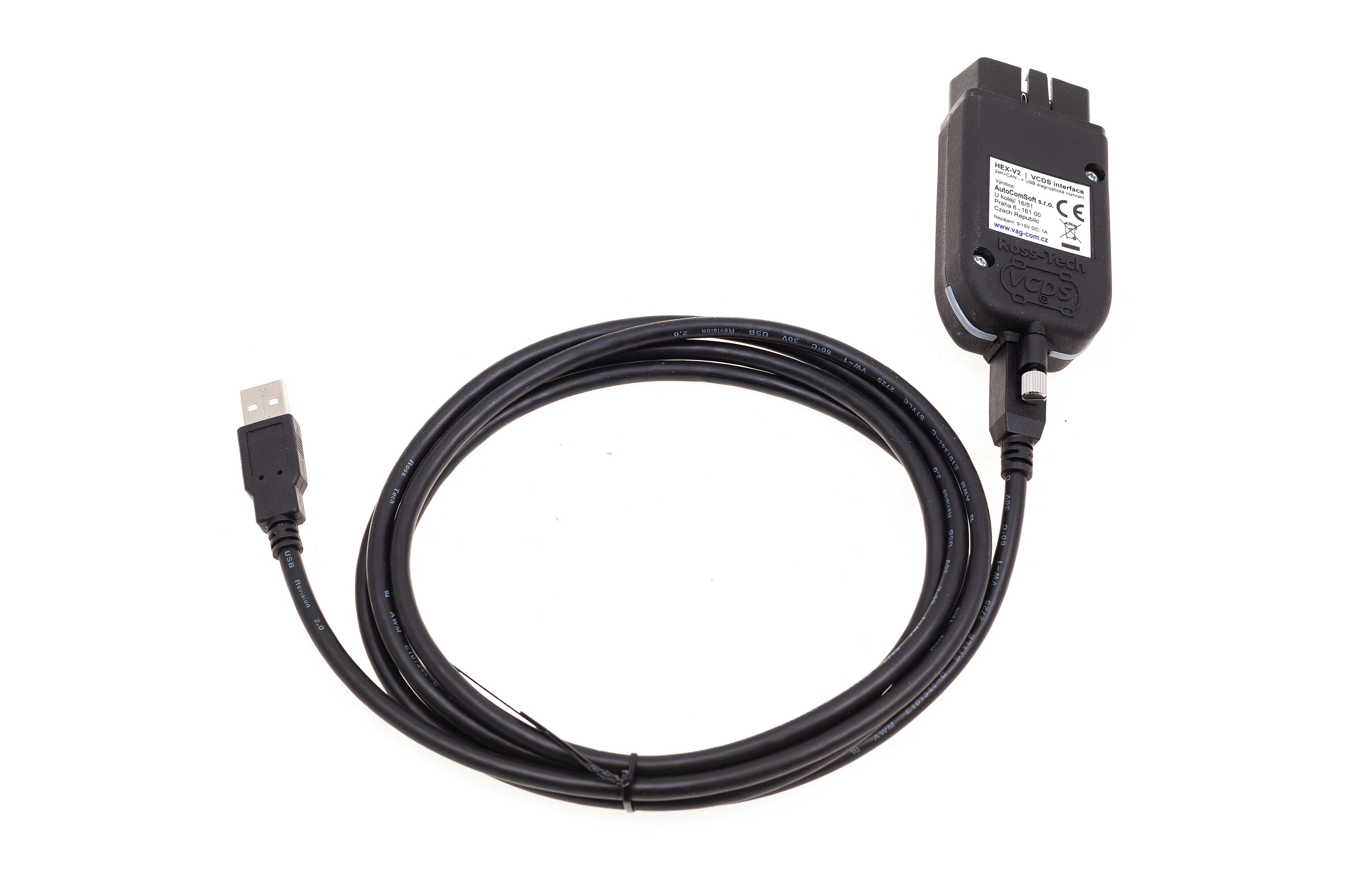 Diagnostika VAG-COM MAX, HEX V2 USB kabel, čeština, koncern VW