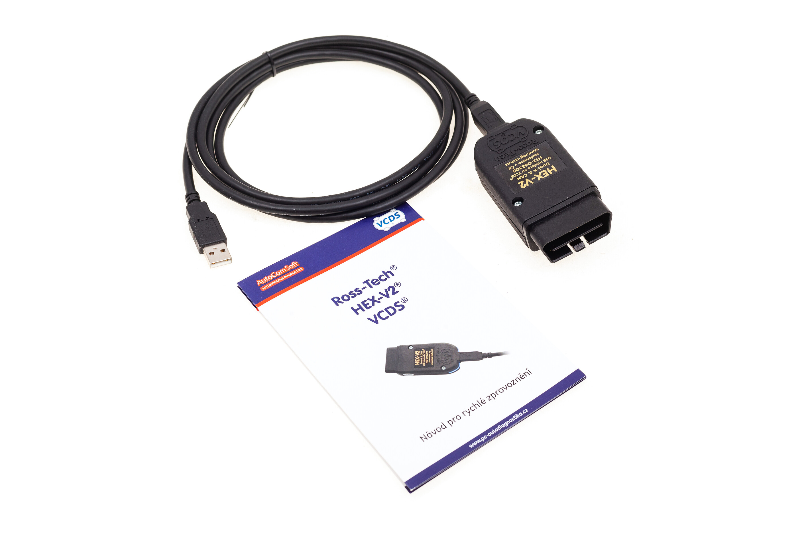 Diagnostika VAG-COM MAX, HEX V2 USB kabel, čeština, koncern VW