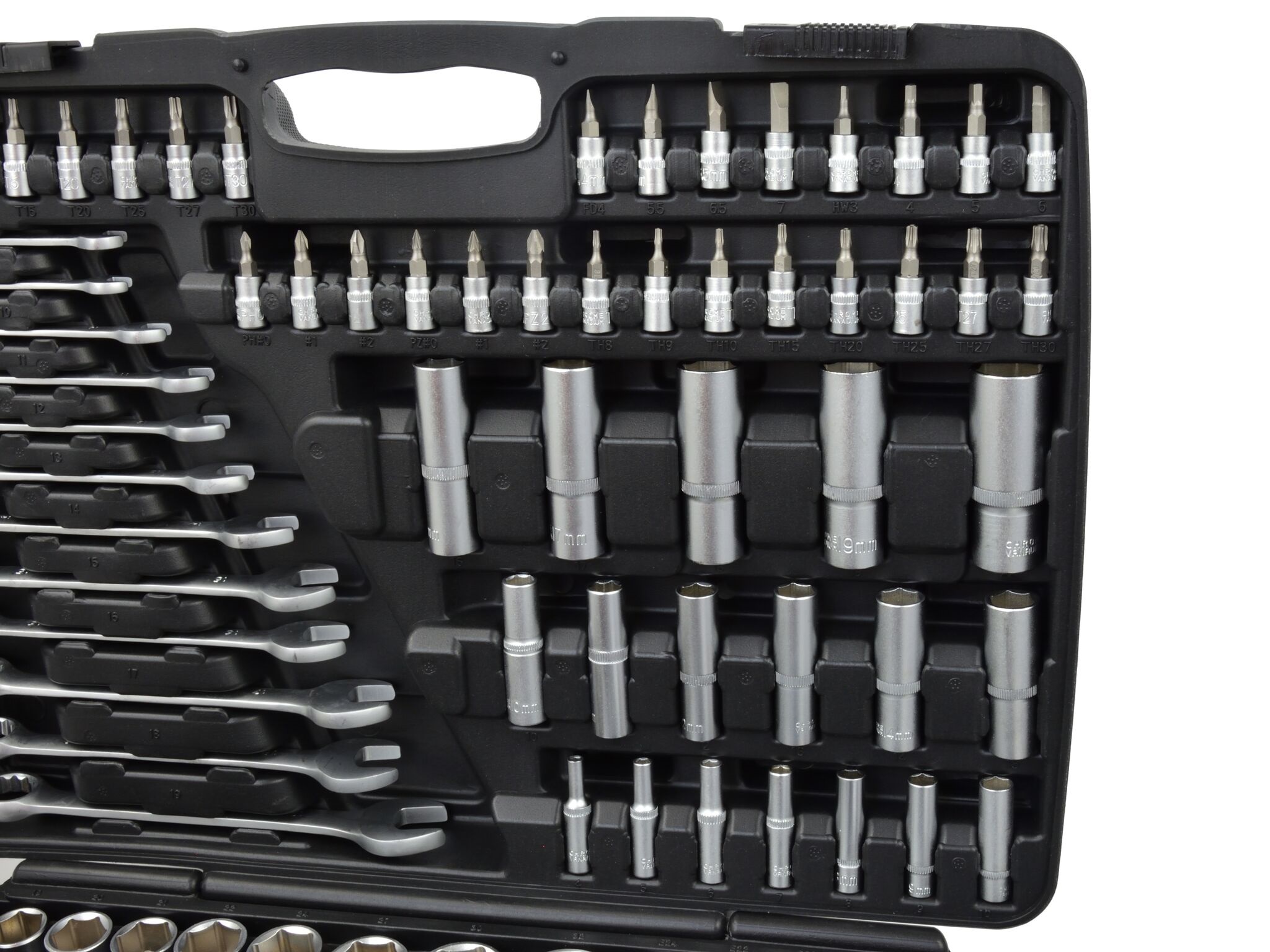 Gola sada 1/4", 3/8", 1/2", 216 kusů- GEKO