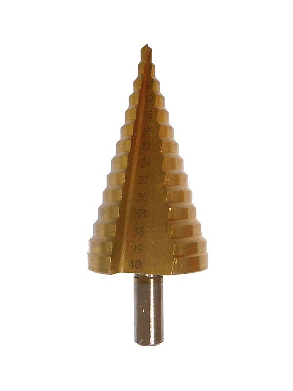 Stupňovitý vrták 4-40 mm