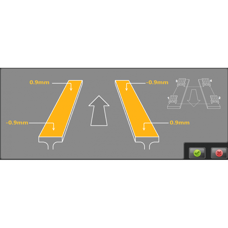 3D geometrie s elektronickým sledováním terčů