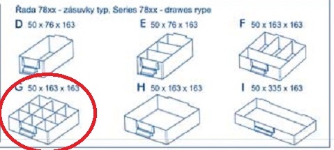 Box na nářadí 78xx - 8xG - MARS 7822