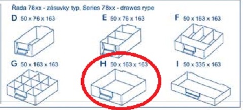Box na nářadí 78xx - 8xH - MARS 7823
