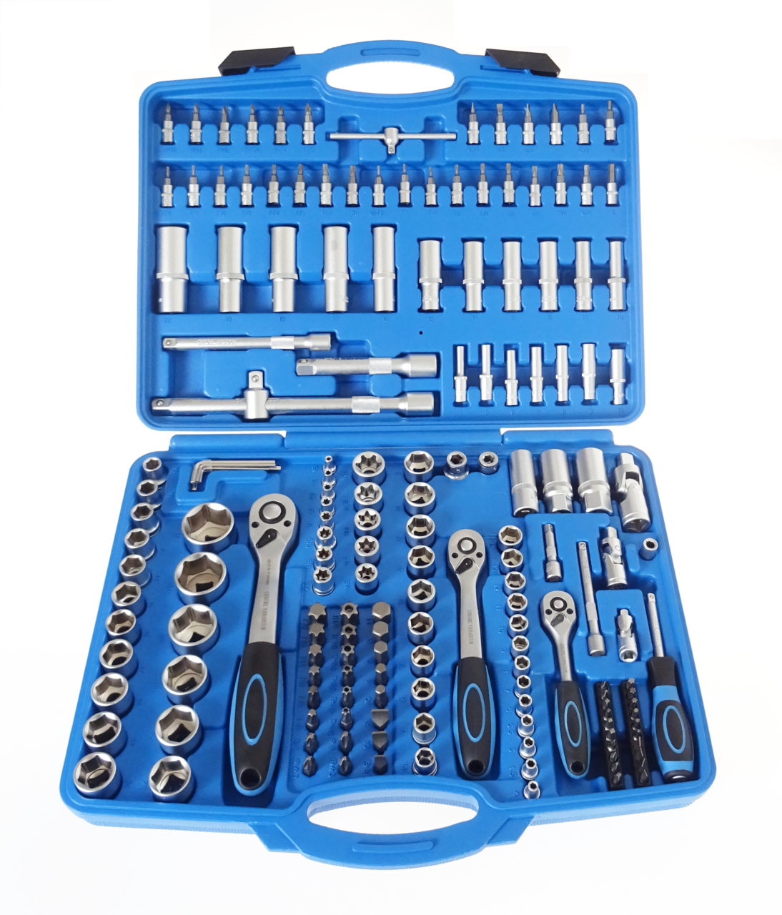 Gola sada s nářadím 1/4”, 3/8” a 1/2”, 171 dílů - QUATROS QS50171