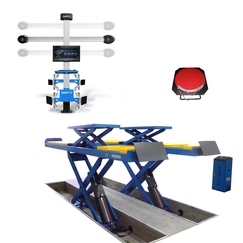 Golemtech SET 5 MAXI - 3D geometrie + nůžkový zvedák za zvýhodněnou cenu