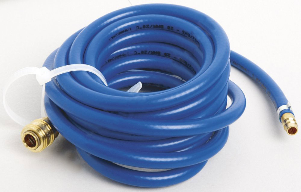 MDtools Vzduchová hadice tlaková 13x19mm, 5 m, 16 Bar - extra velký průtok, s rychlospojkami