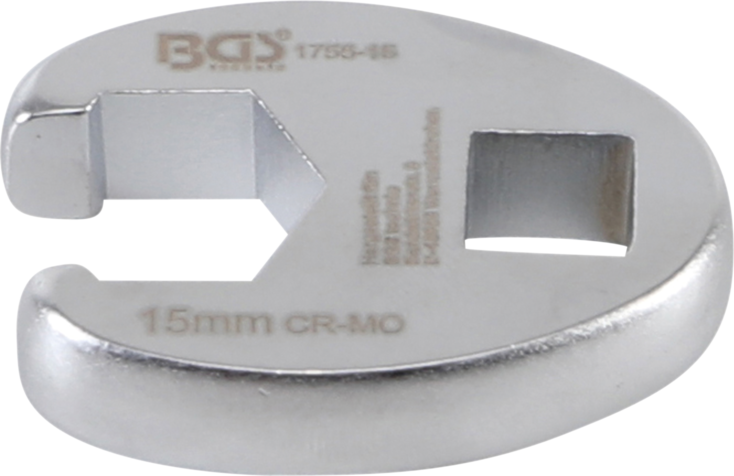BGS technic Klíč plochý otevřený 3/8", 19 mm - BGS 1756-19 Velikost: 15 mm