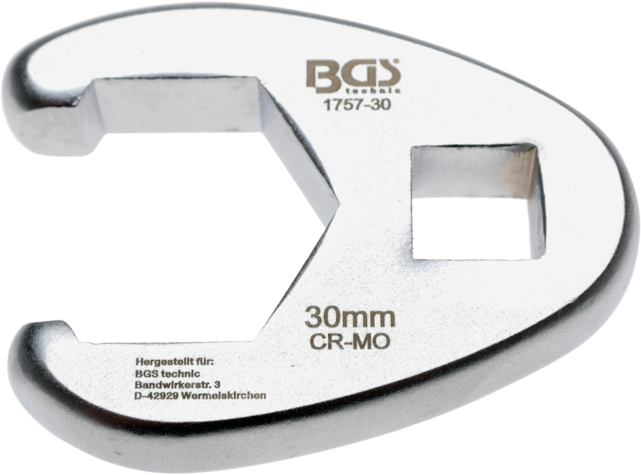BGS technic Klíč plochý otevřený 1/2", 30 mm - BGS 1757-30 Velikost: 22 mm