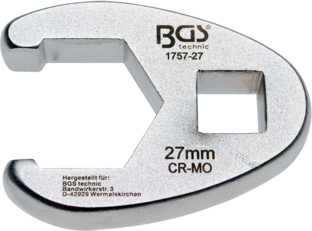 BGS technic Klíč plochý otevřený 1/2", 30 mm - BGS 1757-30 Velikost: 24 mm
