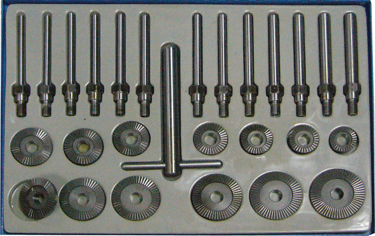 BGS technic Frézy na sedla ventilů, 30 - 60 mm, sada 27 dílů - BGS 1970