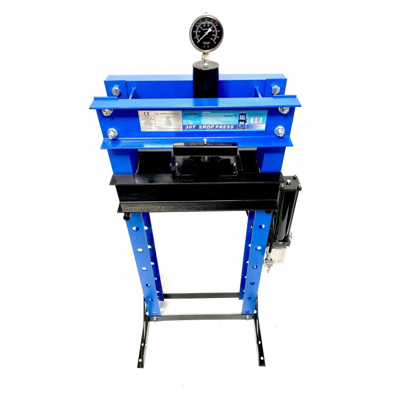 Hydraulicko-pneumatický dílenský lis 30t, s manometrem - ASTA A-30021 - Obrázek 5