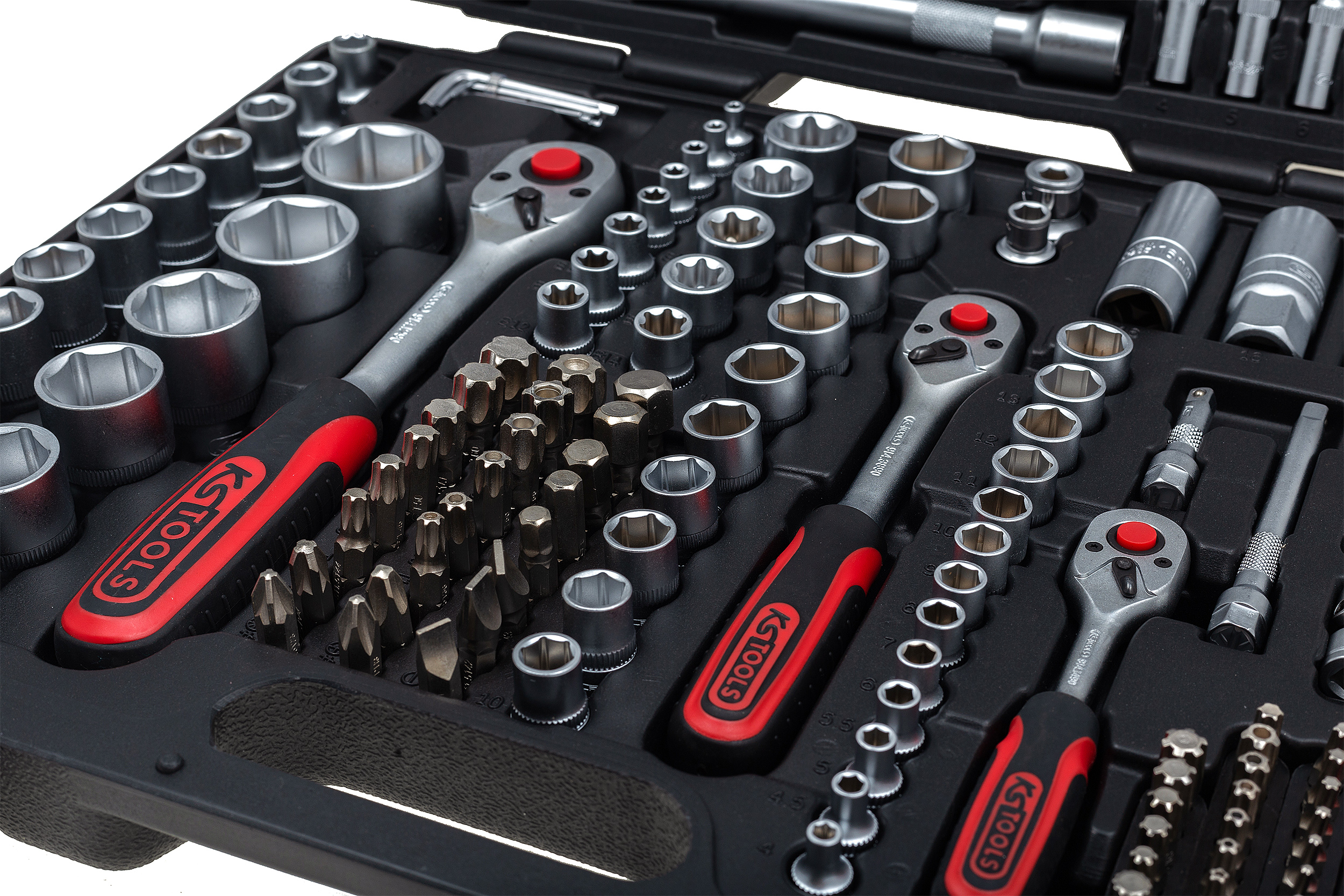 Gola sada 1/4”, 3/8” a 1/2”, 179 kusů - KS TOOLS 917.0779