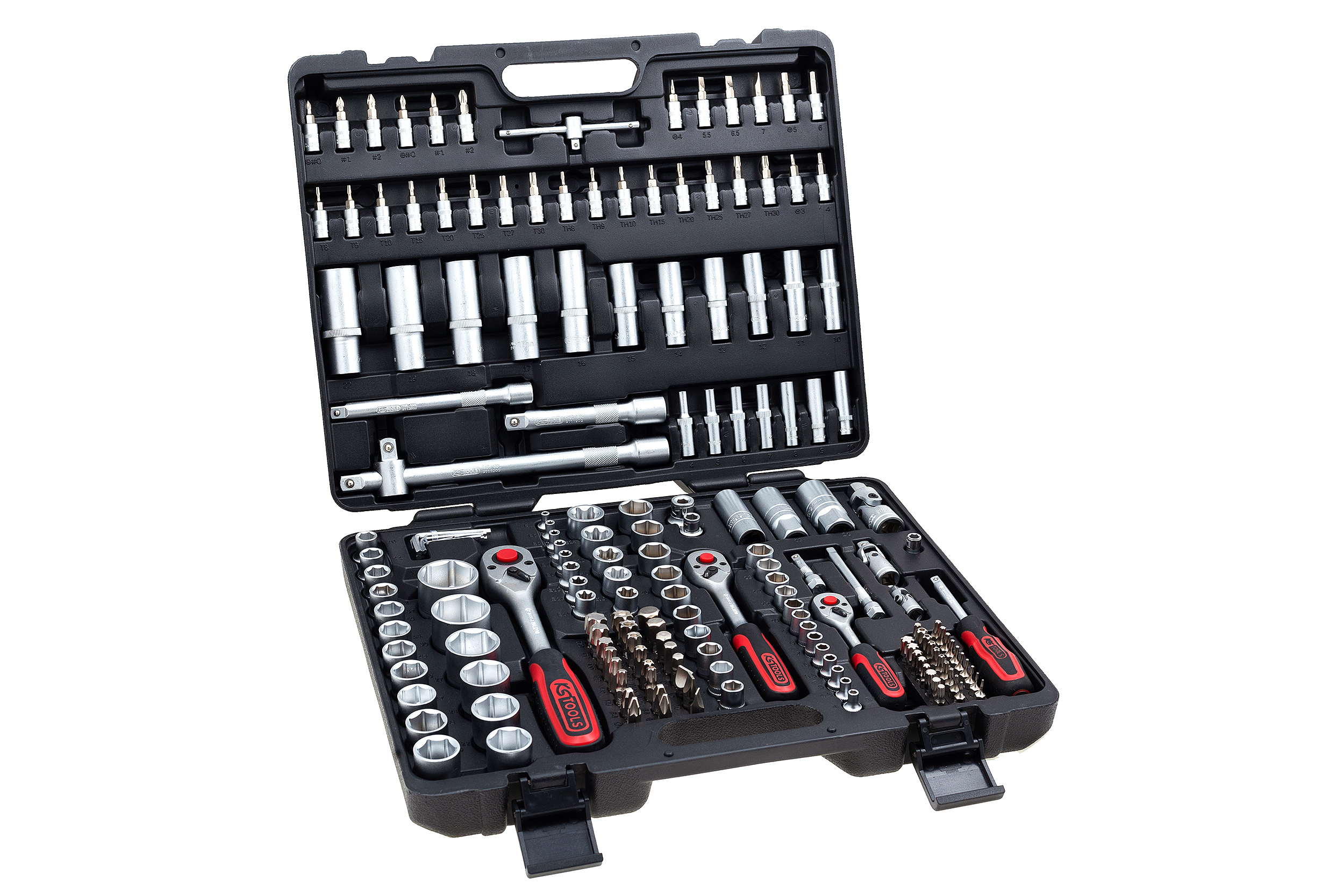 Gola sada 1/4”, 3/8” a 1/2”, 179 kusů - KS TOOLS 917.0779