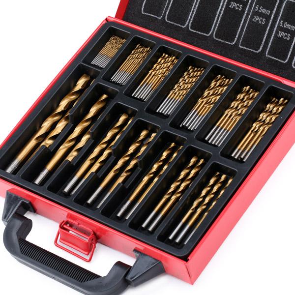 ENERGY Sada stupňovitých vrtáků HSS do kovu, průměr 1.5 - 10 mm, 99 kusů