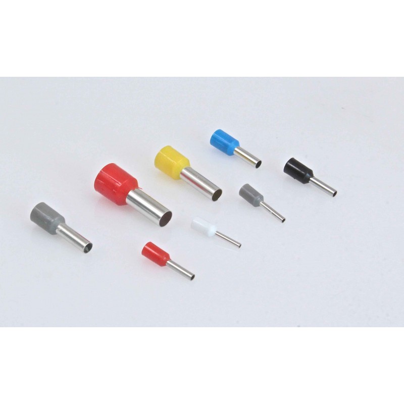 Dutinové elektrické konektory - dutinky, různé druhy, sada 1200 ks - ASTA