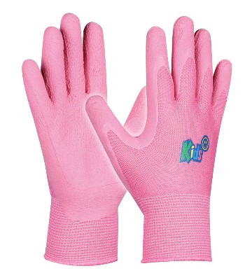 GEBOL Dětské pracovní rukavice KIDS PINK, růžové, velikost 5