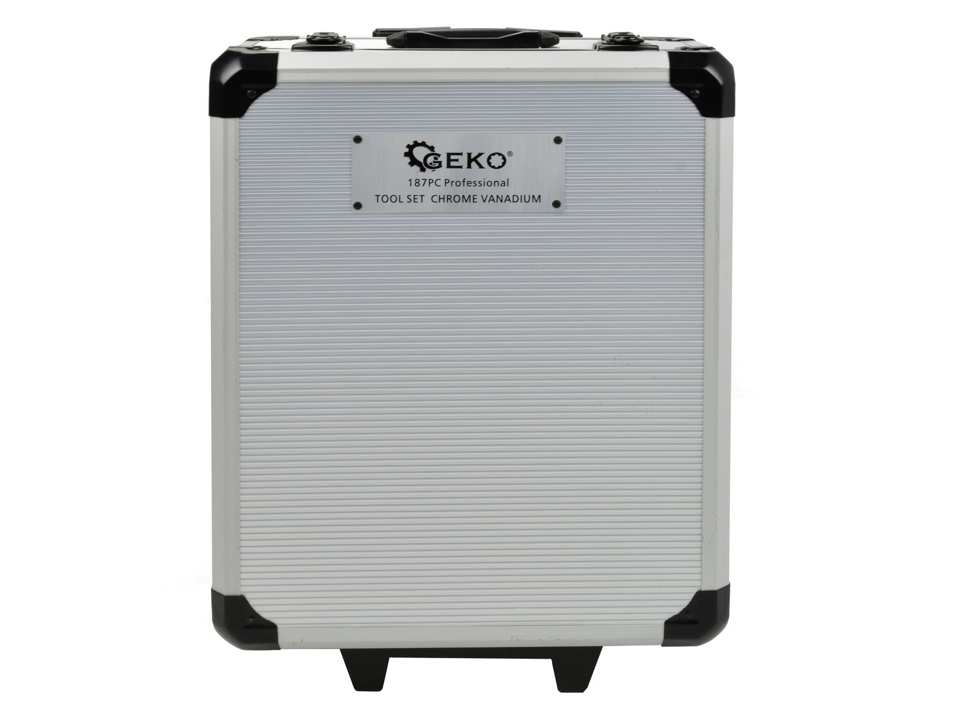 GEKO Kufr pojízdný hliníkový, vybavený s nářadím, 187 dílů - Obrázek 6