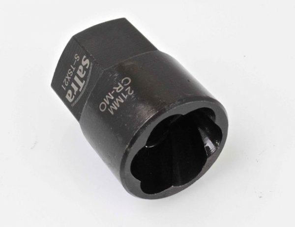 Hlavice nástrčná na poškozené šrouby 1/2", rozměr 16 mm - SATRA Velikost: 21 mm
