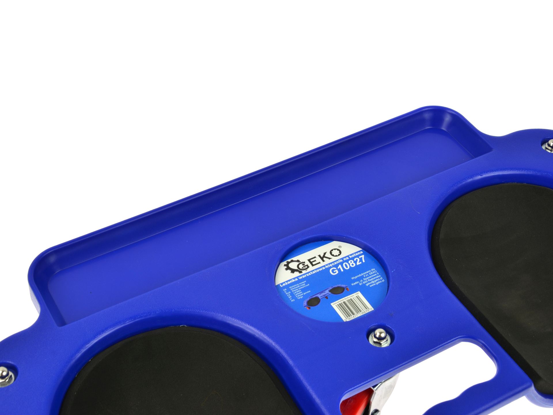 Klekátko dílenské pojízdné, plastové, polstrované