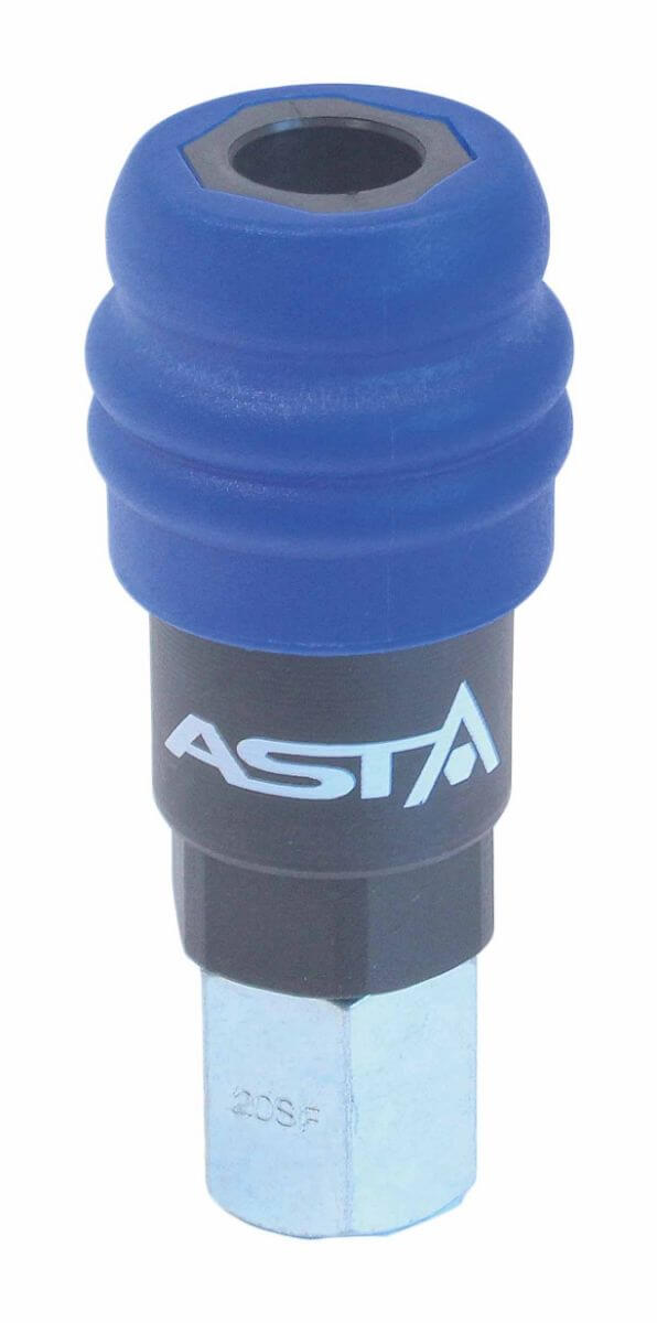 Vzduchová rychlospojka 1/4” GW bezpečnostní, vnitřní závit - samice - ASTA