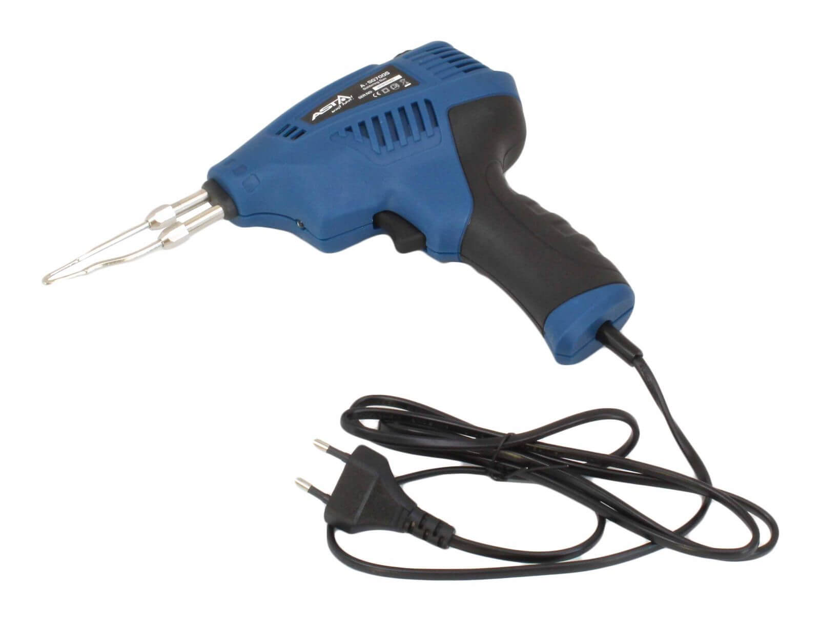 Pistolová páječka 200 W, regulace teploty, rychloupínání, příslušenství - ASTA