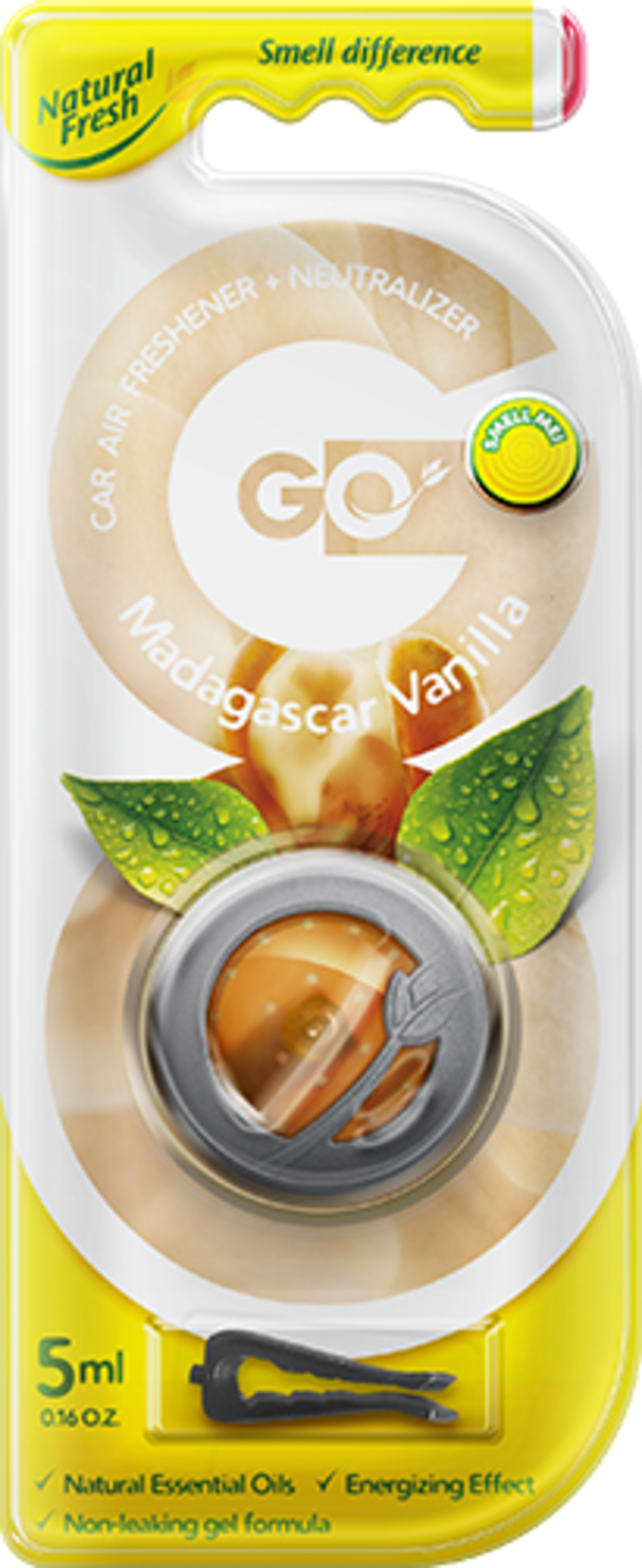 Vôňa do auta Go Gel Madagascar Vanilla 5 ml