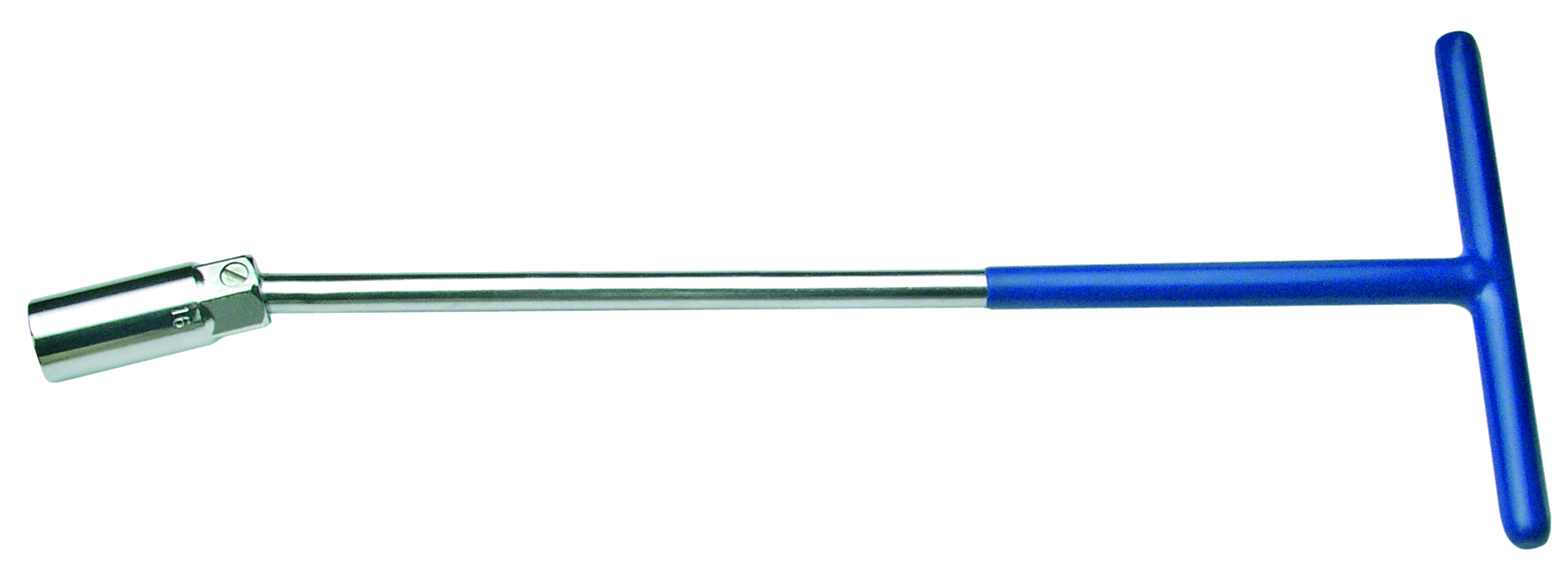 Klíč na zapalovací svíčky 16 mm 6hran, T-rukojeť a kloub, extra délka 374 mm - SW Stahl