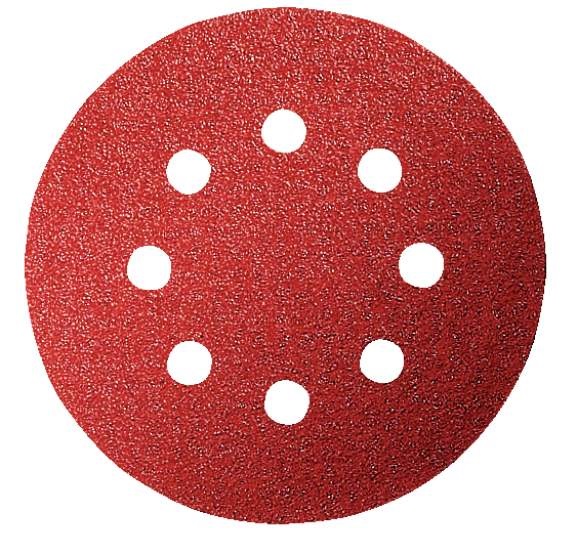 MAGG Brusné papírové kotouče - smirek, průměr 125 mm, 8 otvorů, různé hrubosti, sada 3 ks Zrnitost: P40