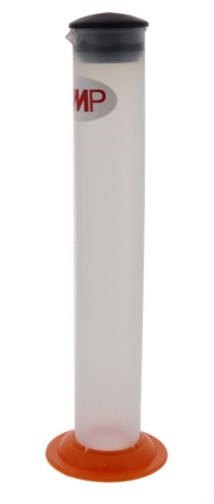 JMP Odměrka 500 ml,odměrný válec s víčkem, plast Objem: 100 ml