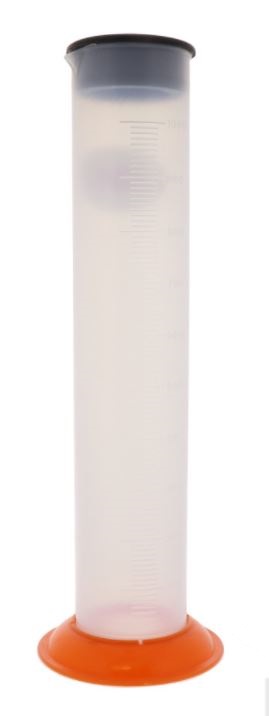 JMP Odměrka 500 ml,odměrný válec s víčkem, plast Objem: 1000 ml