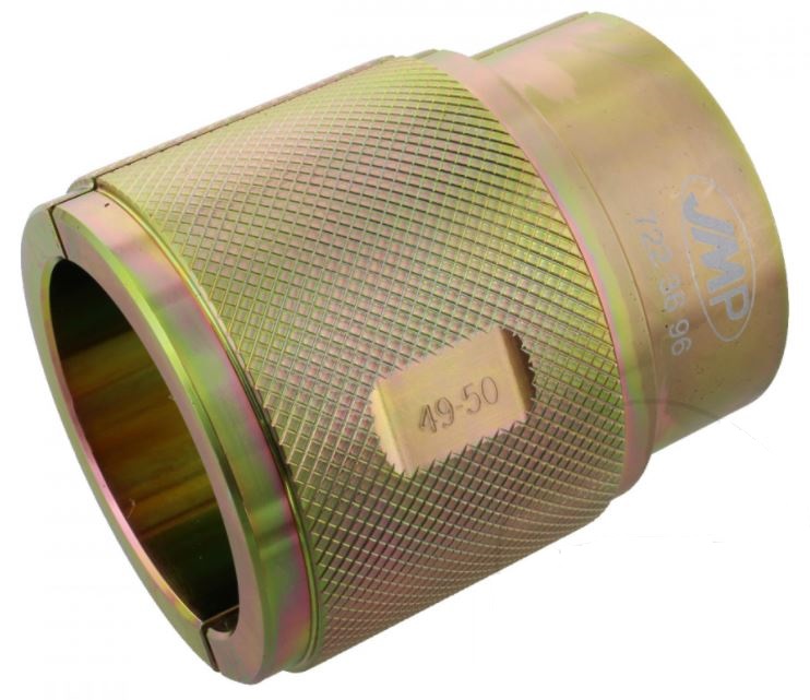 JMP Přípravky na montáž těsnění - simeringů předního tlumiče motocyklu, různé průměry Velikost: 49/50 mm