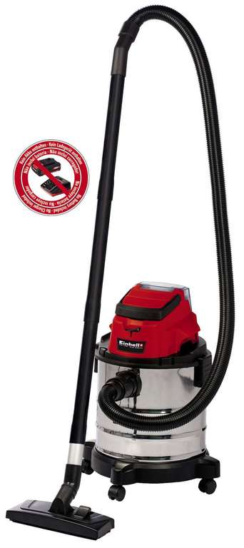 Vysavač pro mokré i suché sání Aku TC-VC 18/20 Li S-Solo Einhell Classic