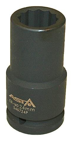Hlavice nástrčná úderová 3/4" 30 mm, 12hranná, prodloužená 85 mm - ASTA Velikost: 36 mm