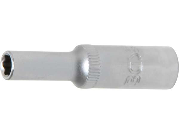 BGS technic Hlavice nástrčná, 1/4", 8 mm, profil Super Lock, prodloužená - BGS 2974 Velikost: 5 mm