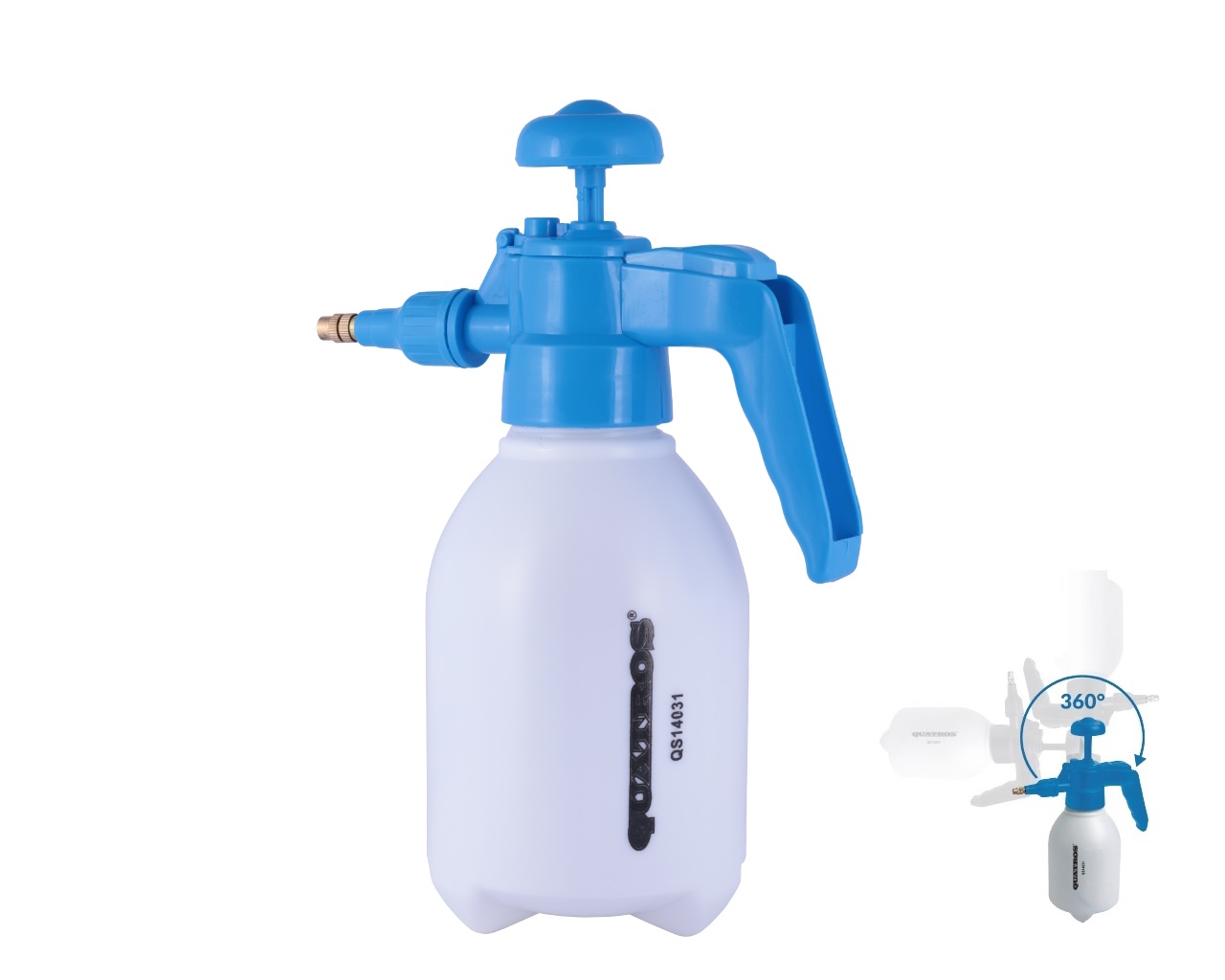 Tlakový postřikovač ruční, 1 litr - QUATROS QS14031