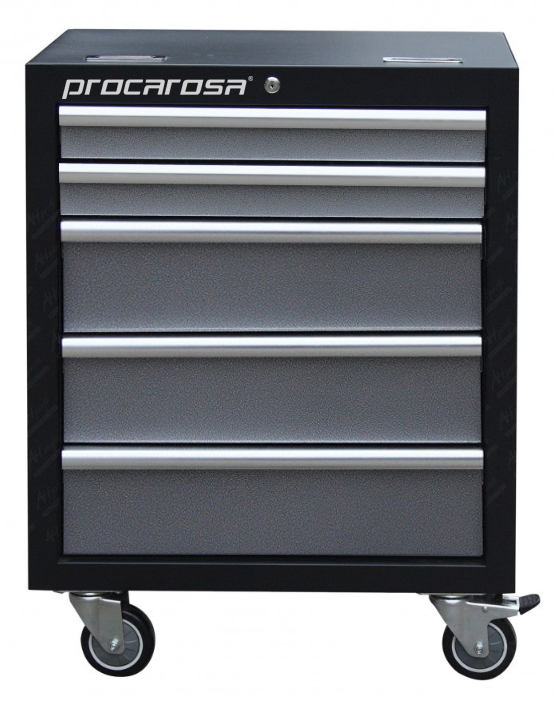 Pojízdný dílenský vozík, 5 zásuvek - Procarosa PROFI TGC-1305W