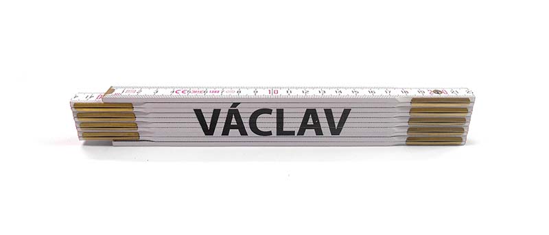 MAGG Skladací metr PAVEL, 2 m Jméno na metru: VÁCLAV