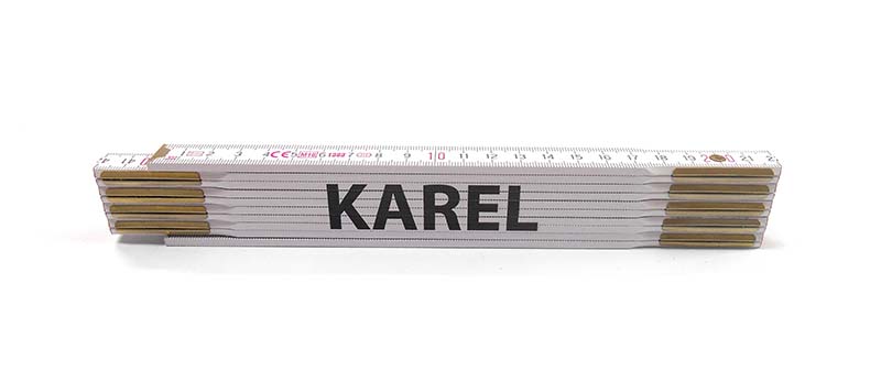 MAGG Skladací metr MARTIN, 2 m Jméno na metru: KAREL