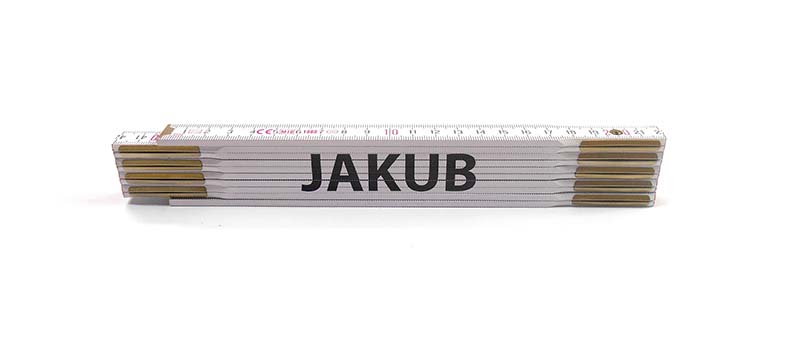 MAGG Skladací metr PAVEL, 2 m Jméno na metru: JAKUB