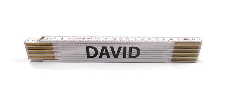 MAGG Skladací metr PAVEL, 2 m Jméno na metru: DAVID