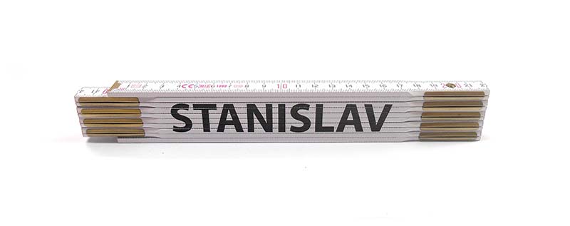 MAGG Skladací metr MARTIN, 2 m Jméno na metru: STANISLAV